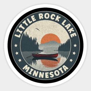 Little Rock Lake Minnesota Sunset Sticker